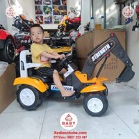 Xe cẩu điện xe máy xúc điện trẻ em MDK 6288, 3-5 tuổi