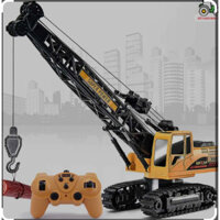 Xe Cẩu Đồ Chơi Điều Khiển Từ Xa 8 Kênh – Xe Công Trình RC, Đèn LED, Âm Thanh, Pin Sạc