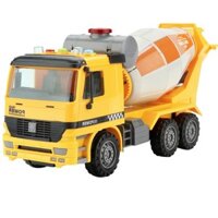 Xe chở bê tông đồ chơi trẻ em mô hình xe tỉ lệ 1:16 xe có âm thanh và đèn