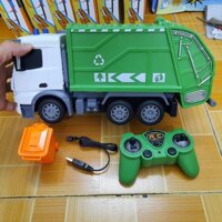 Xe chở rác điều khiển từ xa đồ chơi trẻ em xe mô hình tỉ lệ 1:24 xe điều khiển bằng sóng 2.4G