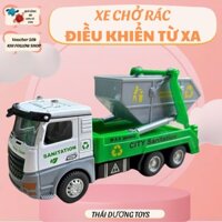 Xe chở rác đồ chơi ( Ảnh Tự Chụp).Xe chở rác-xe điều khiển từ xa mini.Xe rác đồ chơi