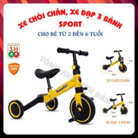 Xe chòi chân - 3 bánh - thăng bằng AS-006 (Hàng cao cấp, xuất Châu Âu M250),Xe Thăng bằng cho Bé 3in1 Hàng Có Tem Có Bàn