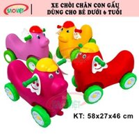 Xe chòi chân 4 bánh CON GẤU cho bé tập đi và vui chơi vận động Đồ Chơi Sao Việt S18N02D