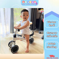 Xe chòi chân 4 BÁNH TỰ CÂN BẰNG cho bé, xe bọc yên êm ái, khung xe chắc chắn, cho bé từ 1 - 5 tuổi