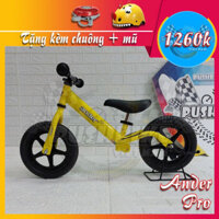 Xe chòi chân cho bé Ander Pro - Hợp kim thép, sơn tĩnh điện, nặng 2.9kg - Phù hợp với bé từ 1.5 đến 6 tuổi