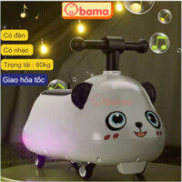 Xe chòi chân cho bé, xe TỰ CÂN BẰNG 4 BÁNH, xe có ĐÈN, NHẠC, cho bé từ 1 ĐẾN 3 TUỔI, Obama Baby