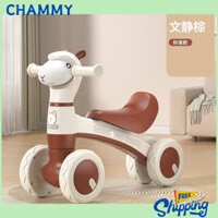Xe chòi chân cừu baby cutecó đèn và nhạc dành cho bé từ 1-5 tuổi giúp bé vui chơi vận động phát triển toànbóng