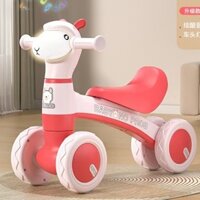 Xe chòi chân hình con CỪU cho bé có nhạc đèn, nhựa dày dặn cho bé có đủ màu