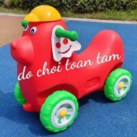 Xe Chòi Chân Nhựa Hình Con Cún Nhập Khẩu, Đồ Chơi Vận Động An Toàn, Bé Thích Mê