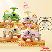 Xe chòi chân TỰ CÂN BẰNG 4 BÁNH, CÓ NHẠC, ĐÈN phát sáng, cho bé từ 1 ĐẾN 3 TUỔI, Thiên An Baby