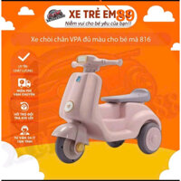 Xe chòi chân Vespa ba bánh cho bé 1-3 tuổi có nhạc đèn
