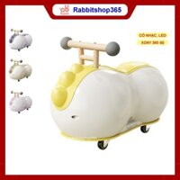 Xe chòi đậu phộng xoay 360 độ cao cấp cho bé 1-4 tuổi có nhạc đèn