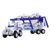 Xe Container Cảnh Sát 2 Tầng Kèm 4 Xe Nhỏ Long Thủy