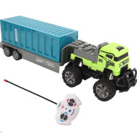 Xe container, xe chở hàng điều khiển từ xa kèm bộ sạc