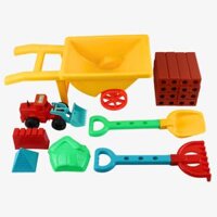 Xe cút kít chở gạch có xe công trình HT7445