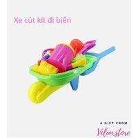 Xe cút kít, đồ chơi xúc cát lâu đài