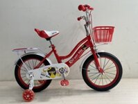 Xe đạp 16 inch NMT cho bé gái 5-8 tuổi: Khung thép bền, thiết kế đẹp