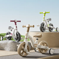 Xe đạp 3 bánh cho bé cao cấp - xe chòi chân 3in1- xe thăng bằng đa năng trẻ em tải trọng 120kg.