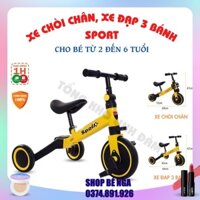 xe đạp 3 bánh cho bé Sport – Xe thăng bằng chòi chân yên da, đồ chơi vận động cho trẻ DC024 ĐỒ CHƠI TUẤN MINH