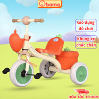 Xe đạp 3 bánh cho bé, xe đạp cho bé từ 2 - 6 tuổi, CÓ GIỎ ĐỰNG ĐỒ CHƠI, xe đạp trẻ em 3 bánh, Obama