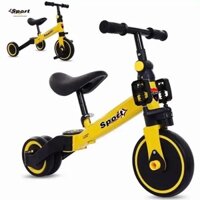Xe Đạp 3 Bánh Chòi Chân  Cho Bé Từ 2 Đến 6 Tuổi Có Bàn Đạp Điều Chỉnh Độ Cao Yên