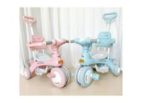 Xe đạp 3 bánh có cần đẩy Animo ZT-688 (xanh+hồng)