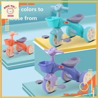Xe Đạp 3 bánh có giỏ xe 219 ,xe đạp 3 bánh có bạn đạp , xe chòi chân cho bé Siêu Phẩm .