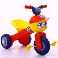 Xe đạp 3 bánh con kiến bánh phát sáng có đèn,giữ thăng bằng cho bé tập đi, xe đồ chơi.