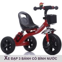 Xe đạp 3 bánh gắn bình nước cho trẻ 2-6 tuổi.