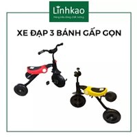 Xe đạp 3 bánh gấp gọn quà tặng sữa Enfa (Màu ngẫu nhiên)