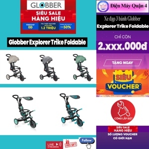 Xe đạp 3 bánh Globber Explorer 4 in 1