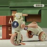 Xe đạp 3 bánh phi hành gia xe chòi chân cho bé gấp gọn có đèn nhạc và cốp hàng cao cấp cao cấp