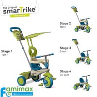 Xe đạp 3 bánh Smart Trike Vanilla 4 in 1