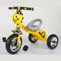 Xe đạp 3 bánh, Xe đạp bọ rùa đáng yêu khung thép cho bé có kèm bình nước tiện lợi