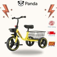 Xe đạp 3 bánh, xe đạp trẻ em có giỏ đồ lớn đằng sau đủ màu cho bé