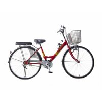 Xe đạp ASAMA C2604 26 inch (Tặng đèn + chắn bùn +bình nước+ giá đỡ bình nước+ lục giác)