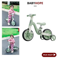 Xe đạp ba bánh cho bé kiêm xe chòi chân 2 - 6 tuổi HAPPY BABY có nhạc và đèn