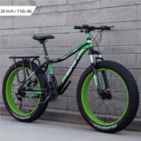 xe đạp bánh béo BenShi, xe đạp lốp rộng (sẵn hàng)