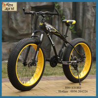 Xe đạp bánh béo chính hãng Maqigi, xe đạp thể thao bánh béo 26 inch 7 tốc độ ( Hàng Có Sẵn Full Màu )