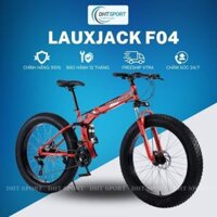 XE ĐẠP BÁNH BÉO LAUXJACK 26 INCH 21 TỐC ĐỘ - PHIÊN BẢN KHUNG GẤP GỌN CAO CẤP