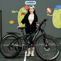 XE ĐẠP BÁNH BÉO LAUXJACK 26 INCH 21 TỐC ĐỘ - PHIÊN BẢN KHUNG LÒ XO CAO CẤP