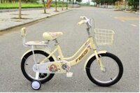 Xe Đạp Bé Gái ST20 Kèm Đệm Ghế Tựa Lưng Cho Bé Từ 2-8 Tuổi