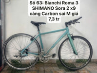 Xe đạp Bianchi Roma 3 nhật bãi