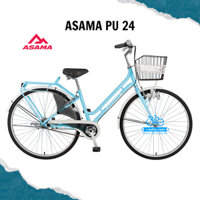 Xe đạp chính hãng Asama PU 24. Bảo hàng 12 tháng . Không phải chính hãng đền gấp 10 lần