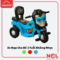 Xe Đạp Cho Bé 2 Tuổi Không Nhạc Có Bàn Đạp Mẫu Siêu Nhân , Yên Êm Ái , Bàn Đạp Vững - Nhựa Chợ Lớn