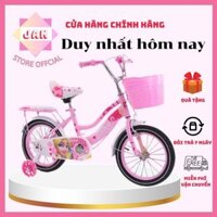 Xe đạp cho bé gái bánh 12,14,16 inch cho bé mẫu mới nhất