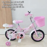 Xe đạp cho bé gái từ 2 đến 5 tuổi