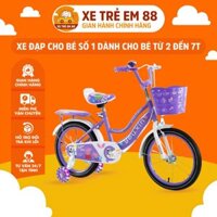 Xe Đạp Cho Bé Số 1, Thiết Kế 2 Khung Dành Cho Bé  Từ 2 đến 7 tuổi Đồ Chơi Kiotool