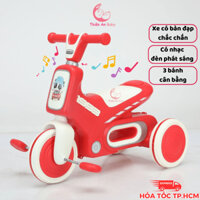 Xe đạp chòi chân 3 BÁNH cho bé, xe TỰ CÂN BẰNG CÓ ĐÈN, NHẠC, CÓ BÀN ĐẠP, cho bé từ 1 TUỔI, Thienan