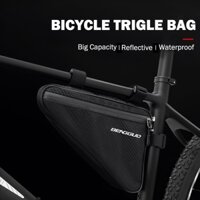 Xe Đạp Chống Thấm Nước Túi Tam Giác 1.7L Dung Tích Lớn MTB Khung Túi Di Động Đường Xe Đạp Da Túi Bảo Quản Phụ Kiện Xe Đạp